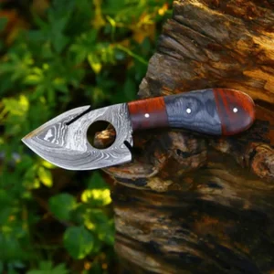 Steel Guthook Skinner Knife