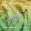 Hunting Bowie Knife, Wood Handle