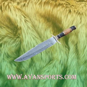 Hunting Bowie Knife, Wood Handle